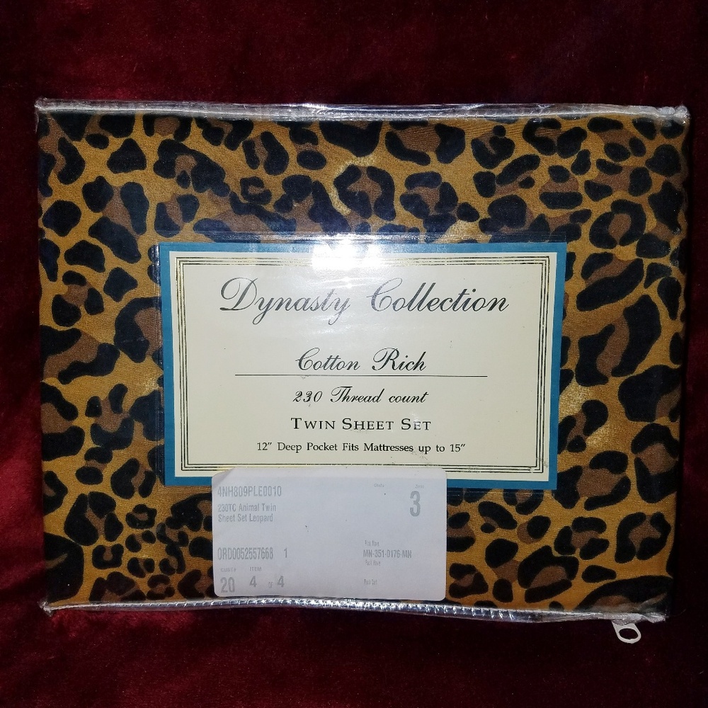 Dynasty Collection Cotton Rich Twin Sheet Set